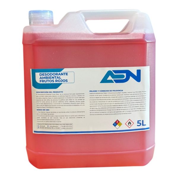 DESODORANTE AMBIENTAL FRUTOS ROJOS 5L