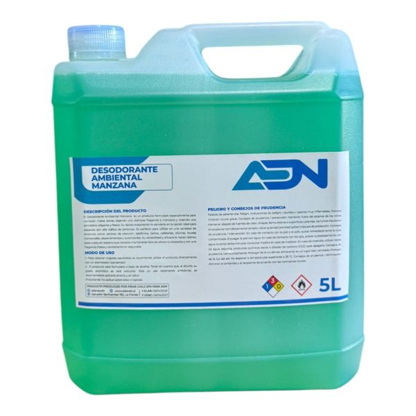DESODORANTE AMBIENTAL MANZANA 5L