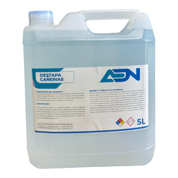DESTAPA CAÑERIAS ULTRA PODER 5L