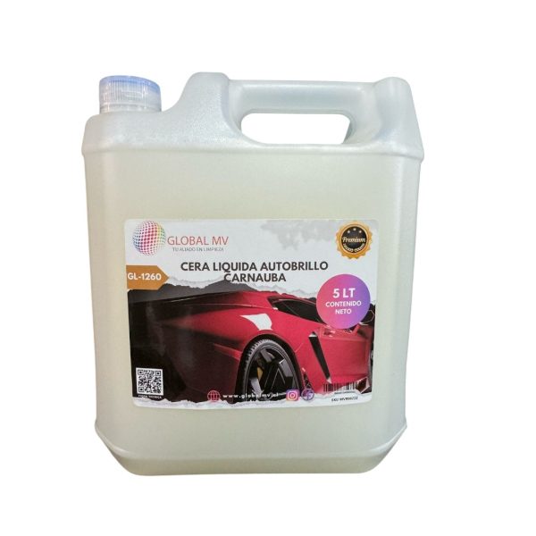 CERA LIQUIDA AUTOBRILLO CARNAUBA 5 L GL-1260