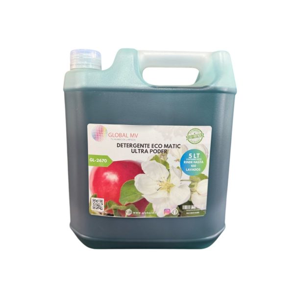 DETERGENTE ROPA ECO ULTRA CONCENTRADO GL-2670 ECO 5 LT