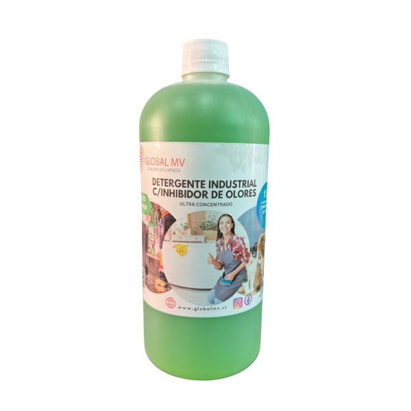 DETERGENTE INDUSTRIAL C/INHIBIDOR DE OLORES 1 LT GL-320 TITANIUM