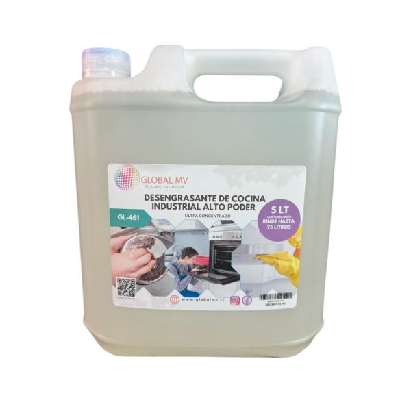 DESENGRASANTE DE COCINA INDUSTRIAL ALTO PODER 5 LT GL-461