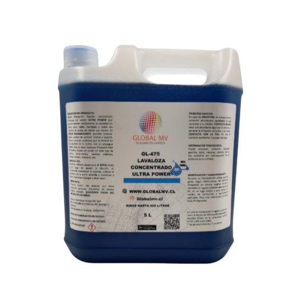 LAVALOZA CONCENTRADO ULTRA POWER 5 LITROS GL-475