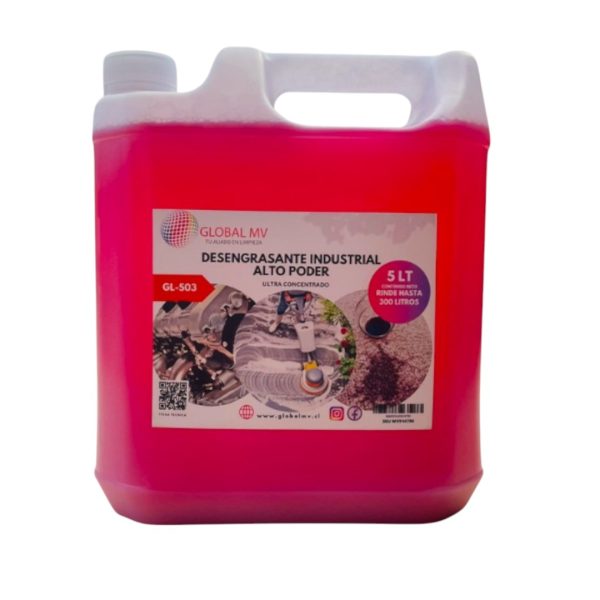 DESENGRASANTE INDUSTRIAL ALTO PODER 5 LT GL-503