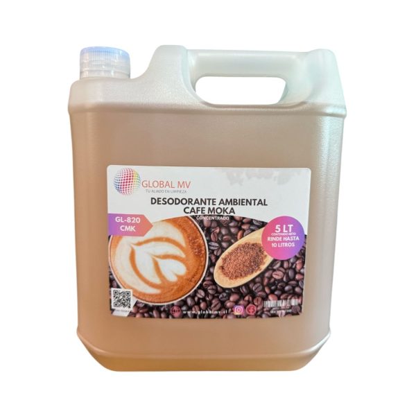 DESODORANTE AMBIENTAL CAFE MOKKA 5 LT GL-820 CMK