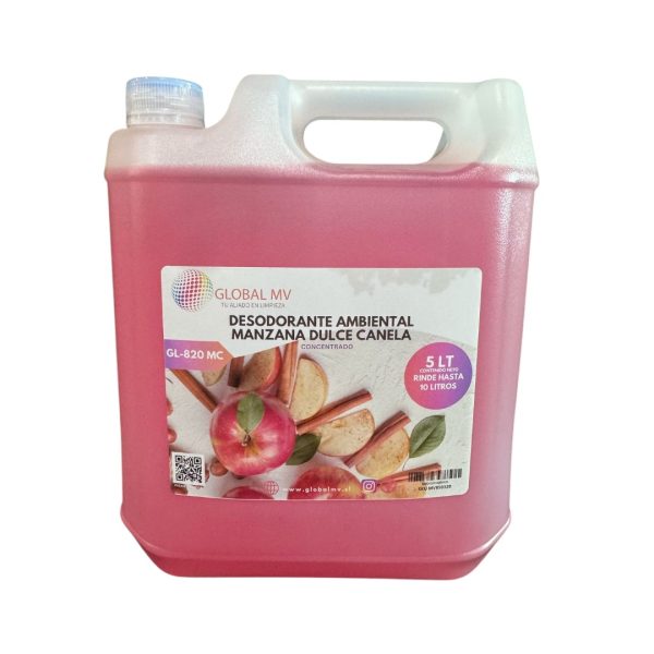DESODORANTE AMBIENTAL MANZANA CANELA 5 LT GL-820 MC