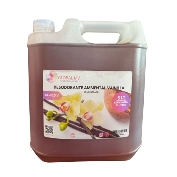 DESODORANTE AMBIENTAL VAINILLA 5 LT GL-820 V