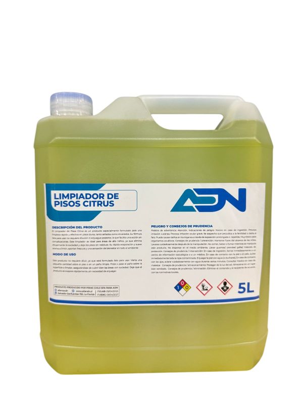 LIMPIA PISOS CITRUS 5L