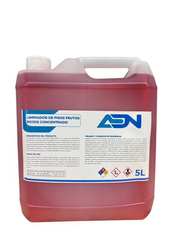 LIMPIA PISOS FRUTOS ROJOS CONCENTRADO 5L