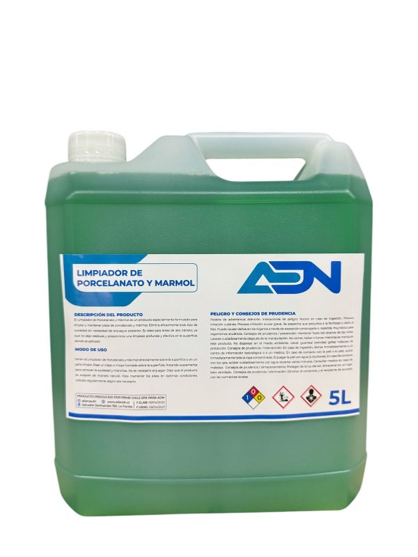 LIMPIADOR DE PORCELANATO Y MARMOL CONCETRADO 5L