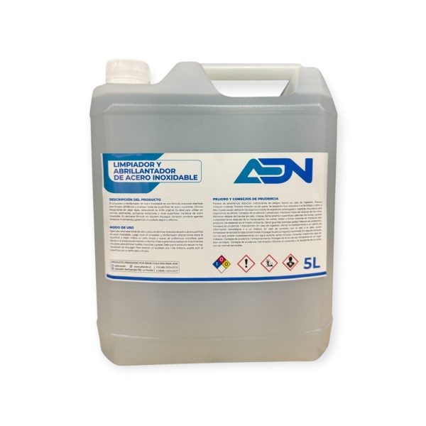 LIMPIADOR Y ABRILLANTADOR DE ACERO INOXIDABLE 5L